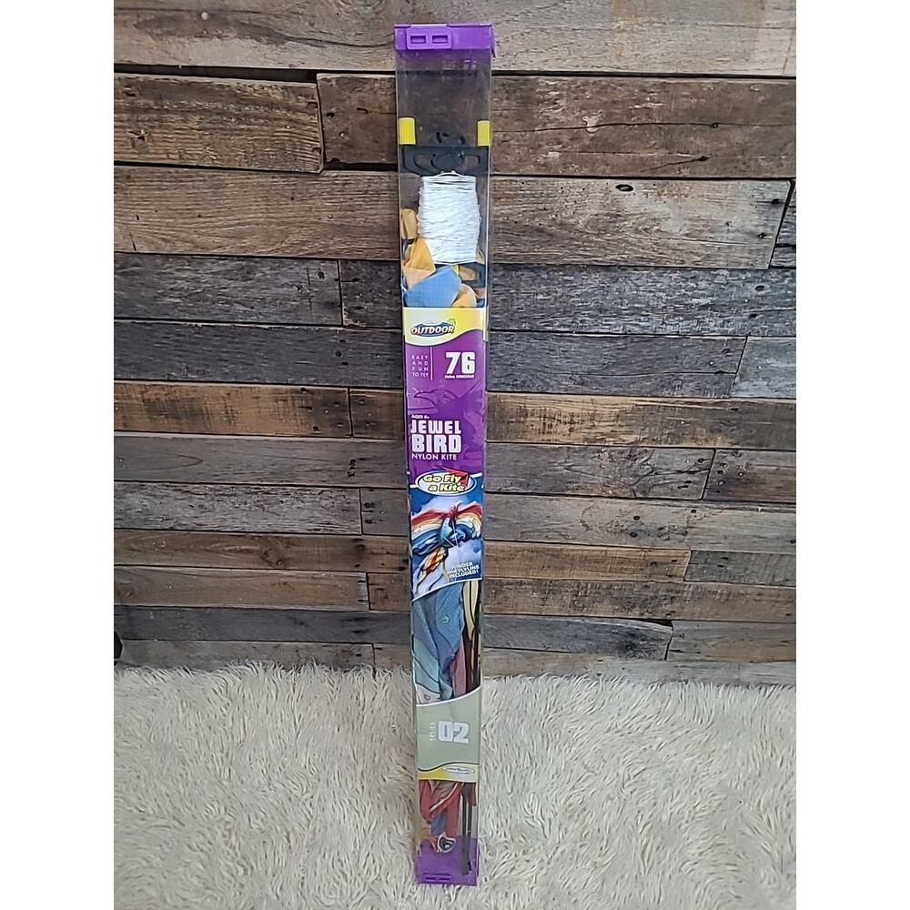 NEW Jakks Pacific LARGE 76 inch Jewel Bird Nylon KITE Series 2 Outdoor Fun